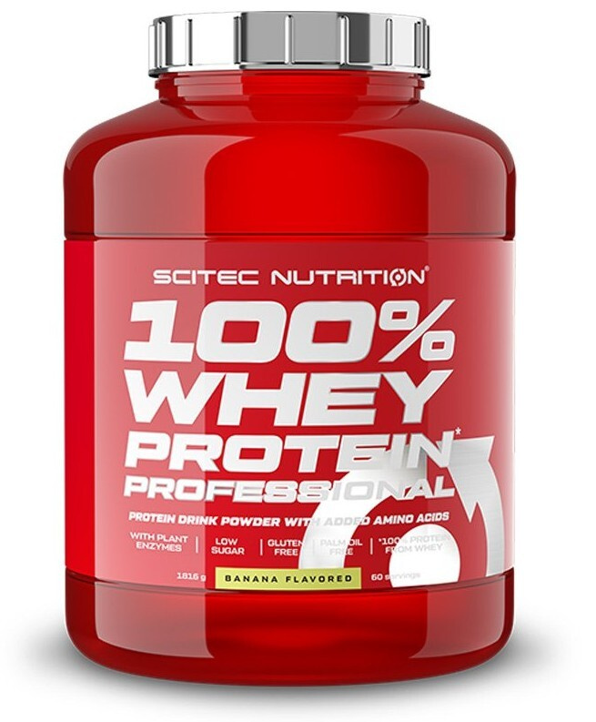 Scitec 100% Whey Protein Professional 1816 g - banán