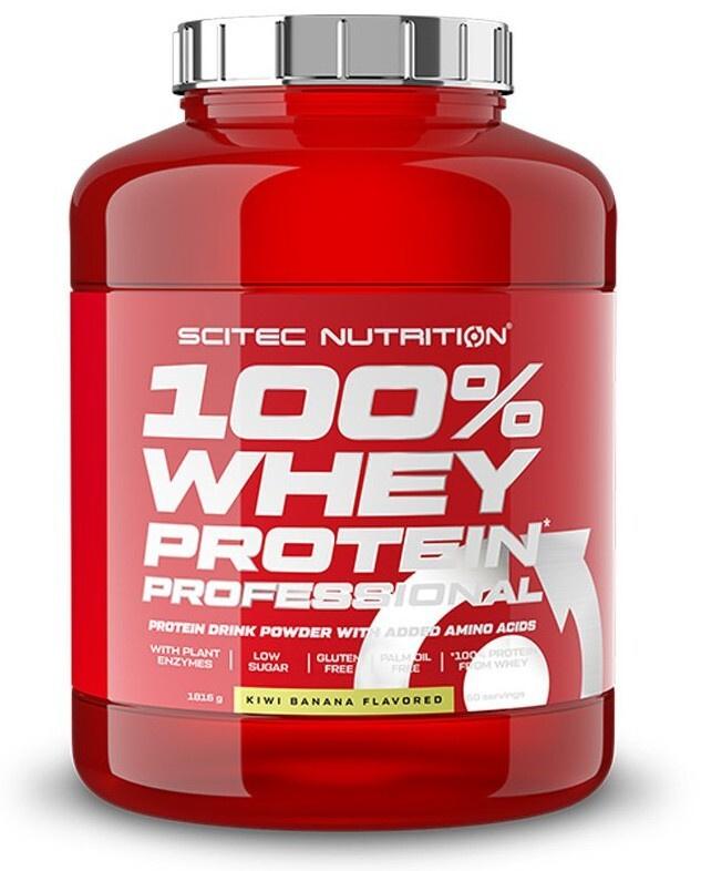 Scitec 100% Whey Protein Professional 1816 g - kiwi/banán