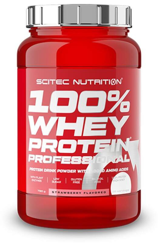 Scitec 100% Whey Protein Professional 780 g - jahoda