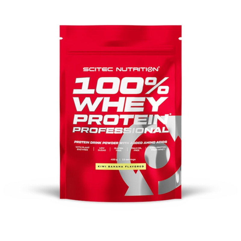 Scitec Nutrition Scitec 100% Whey Protein Professional 400 g - kiwi/banán