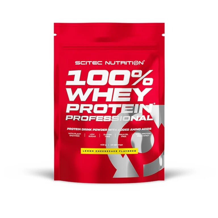 Scitec Nutrition Scitec 100% Whey Protein Professional 400 g - citronový cheesecake