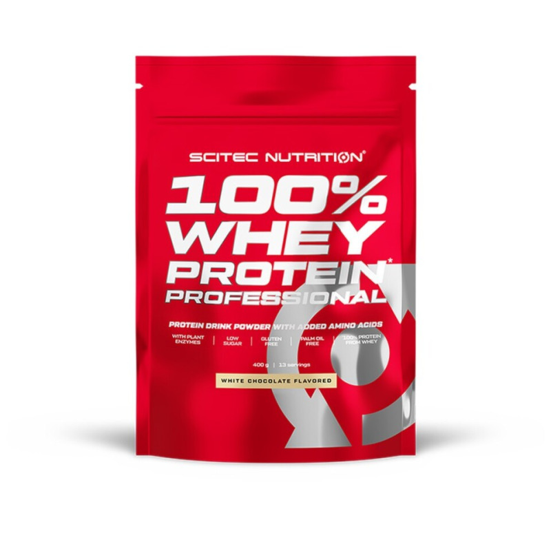 Scitec Nutrition Scitec 100% Whey Protein Professional 400 g - bílá čokoláda