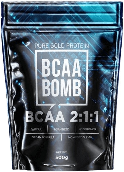 PureGold BCAA Bomb 2:1:1 500 g - mango PROŠLÉ DMT 3.2026