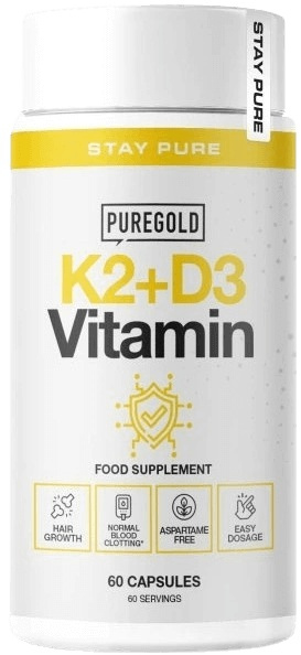 PureGold Vitamin K2+D3 60 kapslí