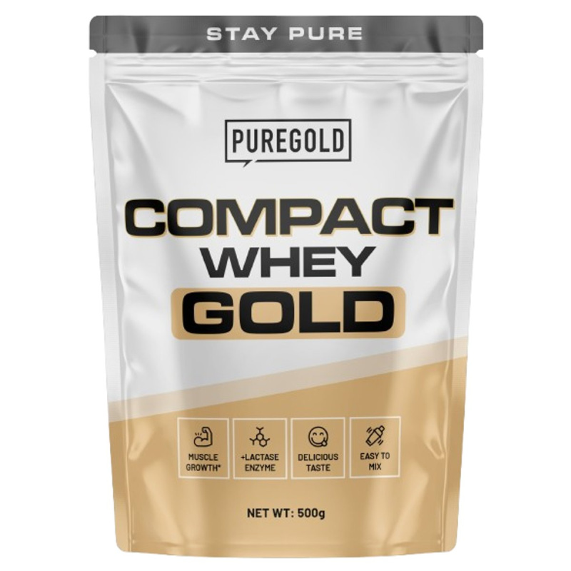 PureGold Compact Whey Protein 500 g - vanilkový milkshake