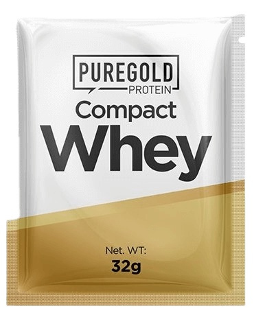 PureGold Compact Whey Protein 32 g - bílá čokoláda/maliny