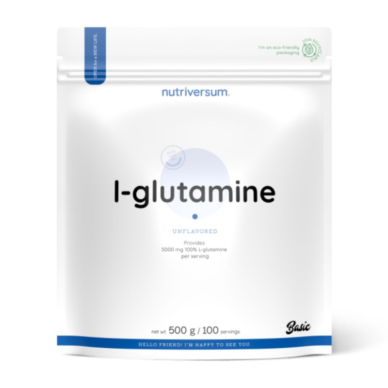 Nutriversum L-Glutamine, 500 g Příchuť: Neochucený