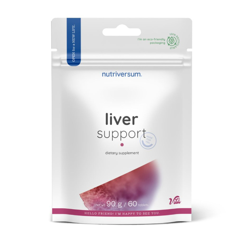 Nutriversum Liver Support, Podpora jater, 60 tablet