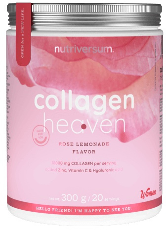 Nutriversum Collagen Heaven (Kolagen), 300 g Příchuť: Růžová limonáda