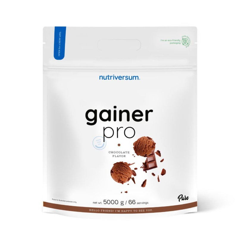 Nutriversum Pure Gainer Pro 5000 g Příchuť: Čokoláda