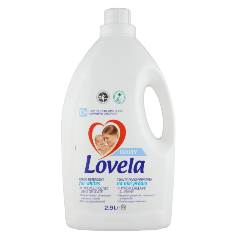 Lovela Baby tekutý prací přípravek na bílé prádlo (2,9 l)