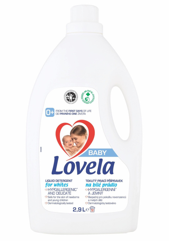 Lovela Baby tekutý prací přípravek na bílé prádlo (2,9 l)