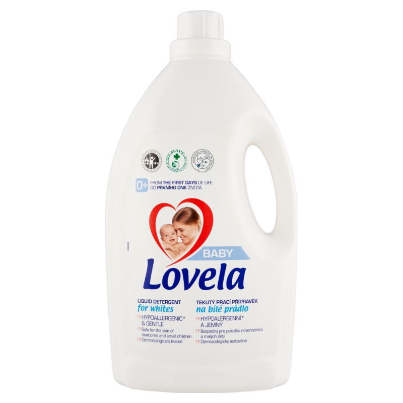 Lovela Baby tekutý prací přípravek na bílé prádlo (2,9 l)