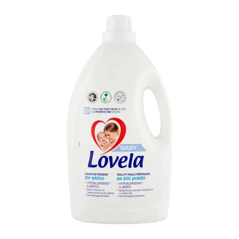 Lovela Baby tekutý prací přípravek na bílé prádlo (2,9 l)
