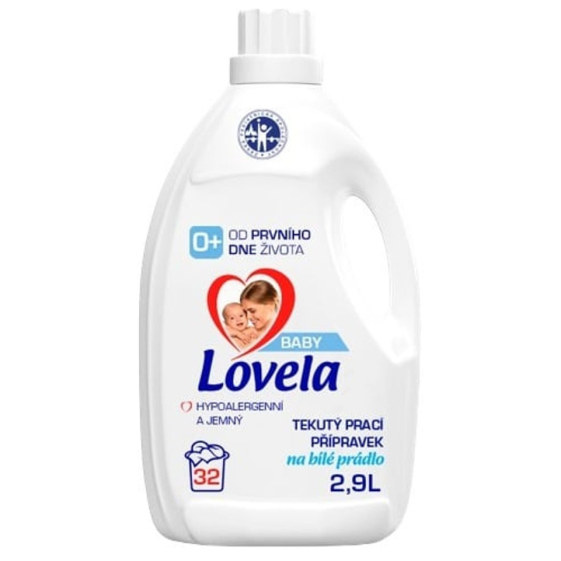 Lovela Baby tekutý prací přípravek na bílé prádlo (2,9 l)