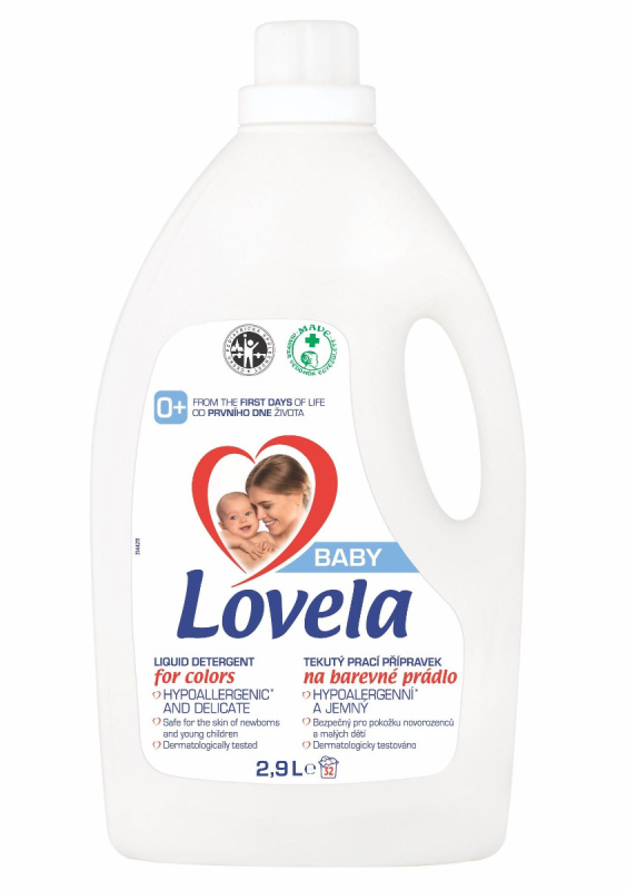 Lovela Baby tekutý prací přípravek na barevné prádlo (2,9 l)