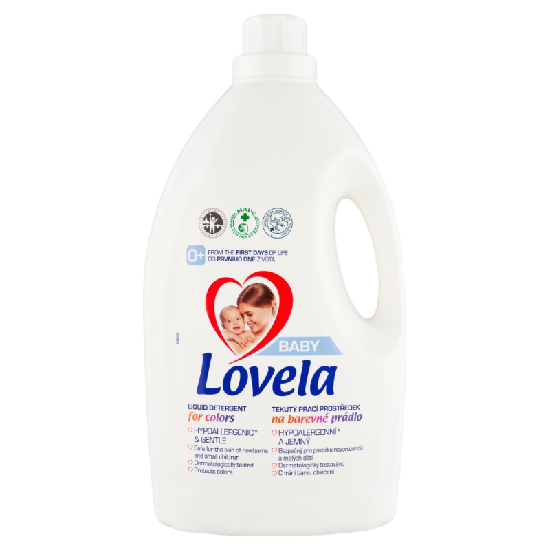 Lovela Baby tekutý prací přípravek na barevné prádlo (2,9 l)