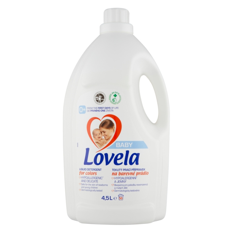 Lovela Baby tekutý prací přípravek na barevné prádlo (4,5 l)
