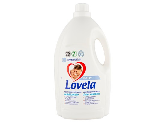 Gel na praní Lovela - na bílé prádlo, 50 pracích dávek