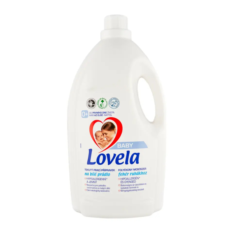 Gel na praní Lovela - na bílé prádlo, 50 pracích dávek