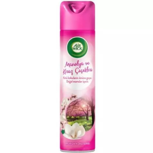 Air Wick osvěžovač vzduchu sprej magnolie a květy třešní 300ML