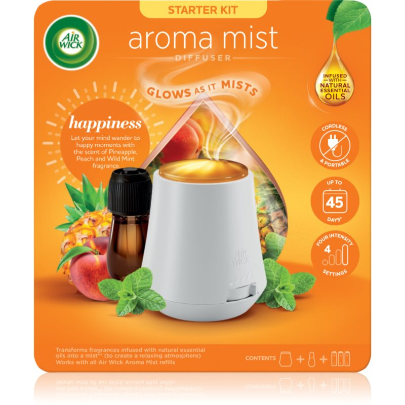 Osvěžovač vzduchu Airwick Aroma vaporizér - sada, šťastné chvilky, 20 ml