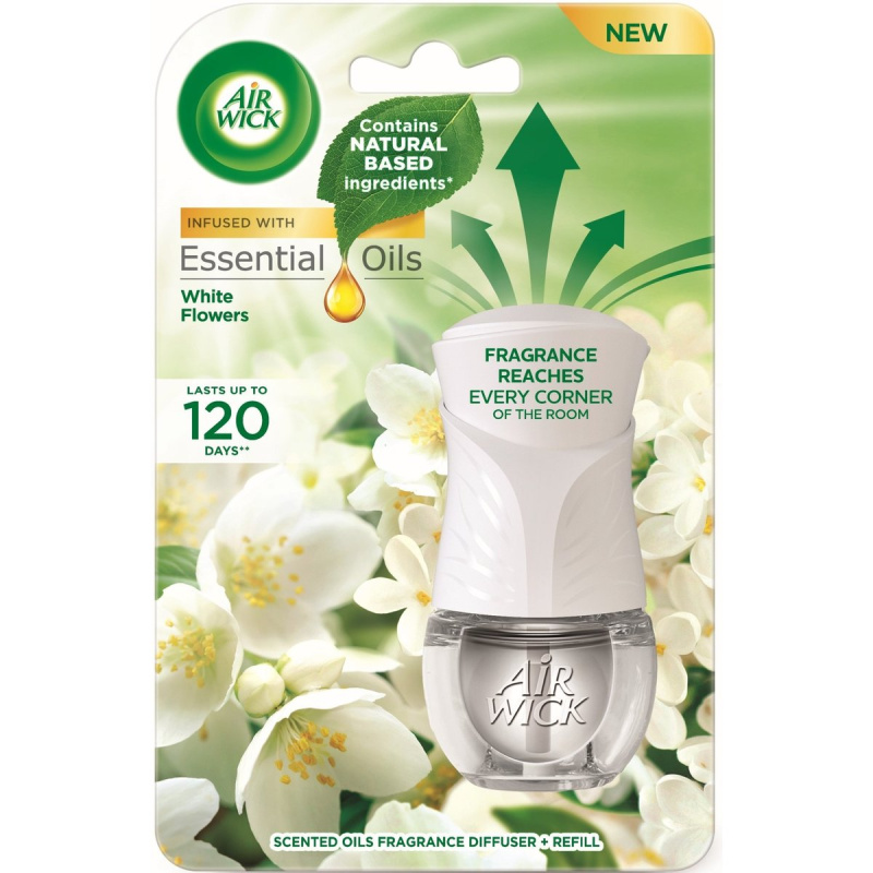 Air Wick White Flowers Electric náplň do elektrického difuzéru 19 ml