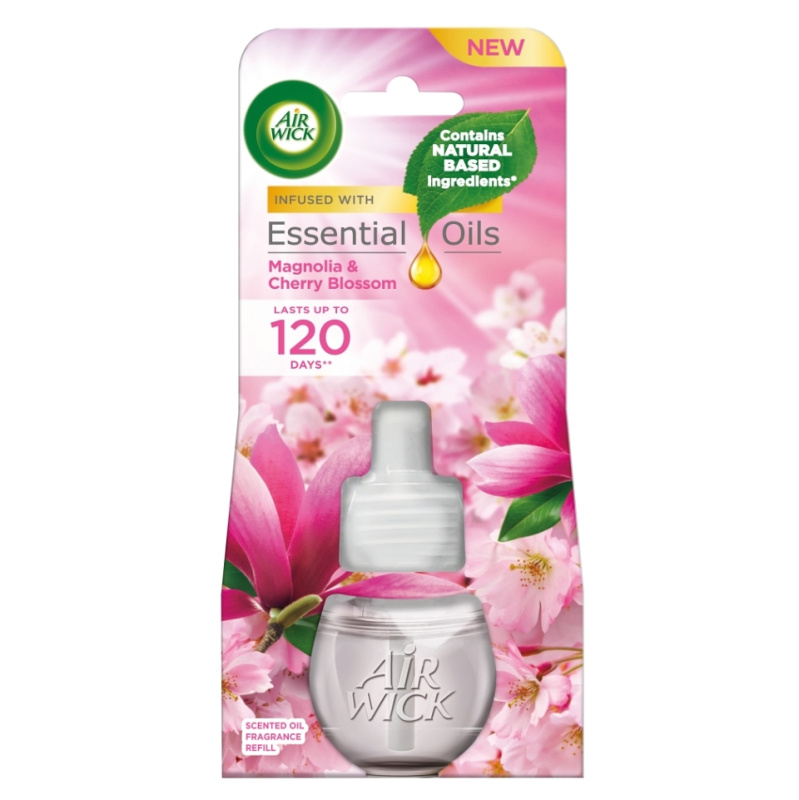 Air Wick Magnolia & Cherry Blossom náplň do elektrického difuzéru 19 ml