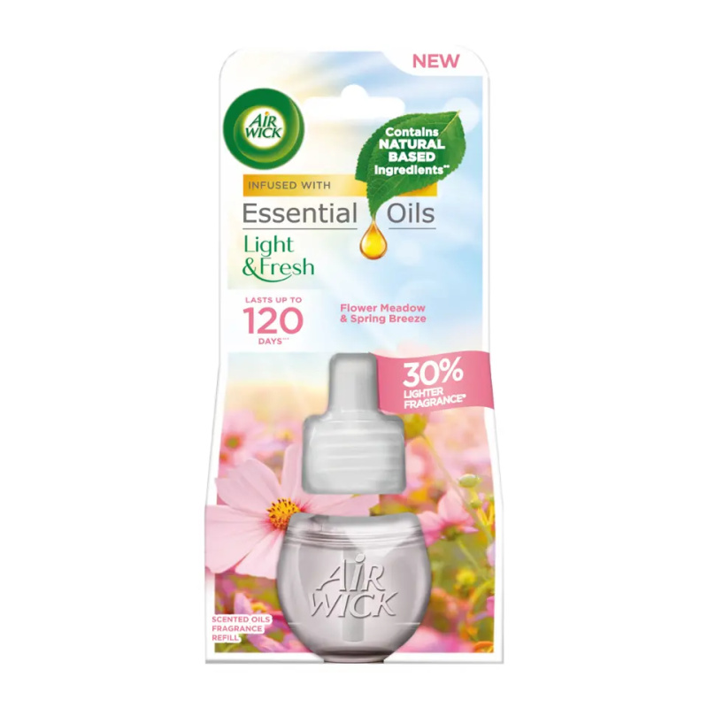 Air Wick Light & Fresh Flower Meadow & Spring Breeze náplň do aroma difuzérů 19 ml