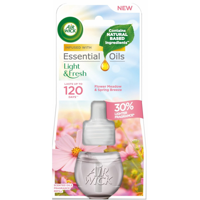 Air Wick Light & Fresh Flower Meadow & Spring Breeze náplň do aroma difuzérů 19 ml