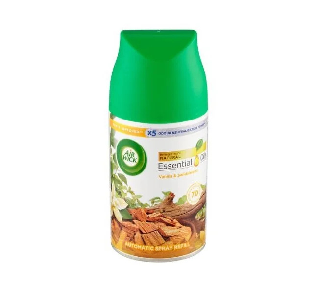Air Wick Freshmatic Vanilla & Sandalwood osvěžovač vzduchu náhradní náplň 250 ml