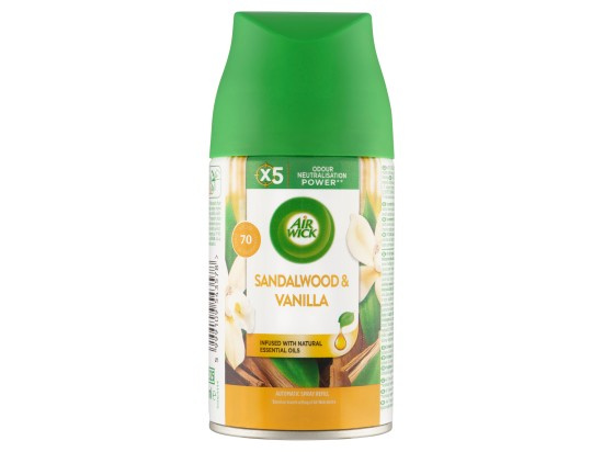Air Wick Freshmatic Vanilla & Sandalwood osvěžovač vzduchu náhradní náplň 250 ml