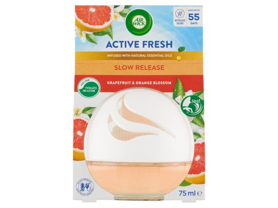 Air Wick Active Fresh Decosphere grapefruit a pomerančový květ osvěžovač vzduchu 75 ml