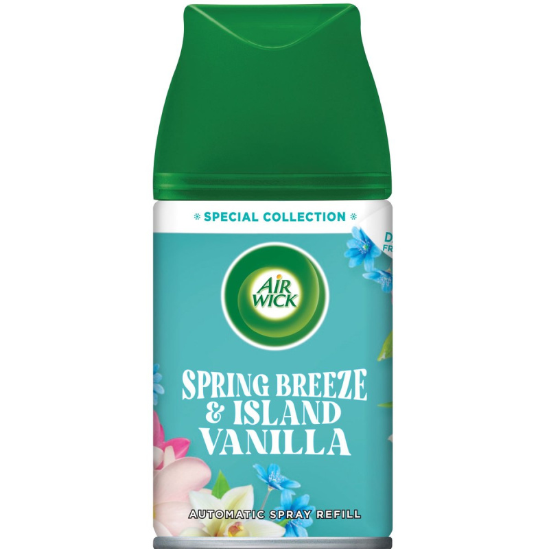 Air Wick Freshmatic Spring Breeze & Island Vanilla osvěžovač vzduchu náhradní náplň 250 ml