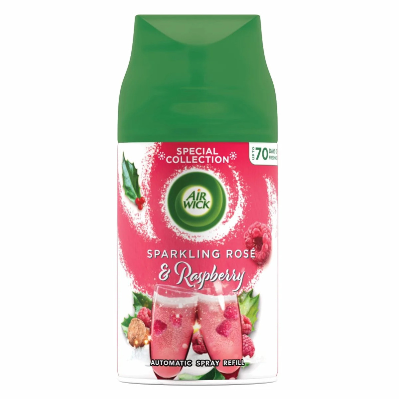 Air Wick Freshmatic Sparkling Rose & Raspberry osvěžovač vzduchu – náhradní náplň 250 ml