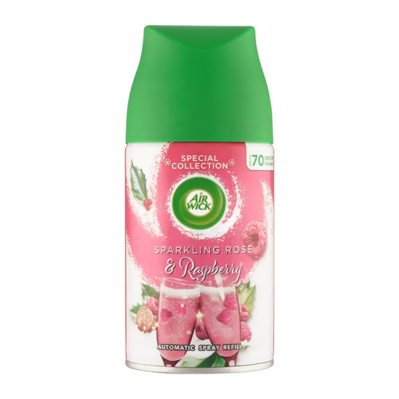 Air Wick Freshmatic Sparkling Rose & Raspberry osvěžovač vzduchu – náhradní náplň 250 ml