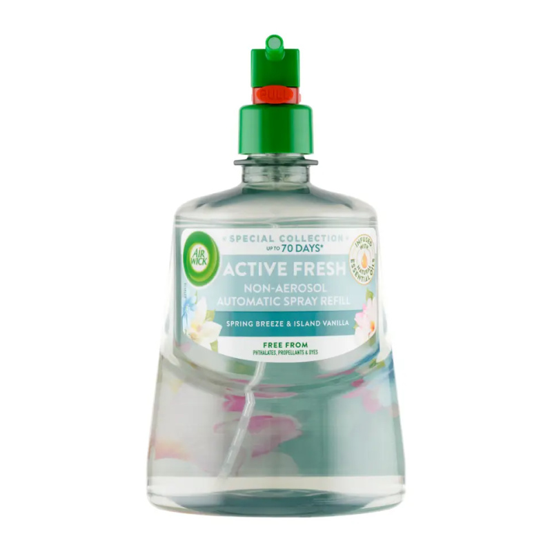 Air Wick Active Fresh Spring Breeze & Island Vanilla osvěžovač vzduchu náhradní náplň 228 ml