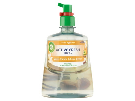 Air Wick Active Fresh Vanilla & Honeysuckle osvěžovač vzduchu náhradní náplň 228 ml