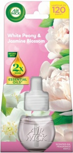 Air Wick Essential Oils White Peony & Jasmine Blossom náplň do elektrického difuzéru 19 ml