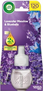Air Wick Essential Oils Lavender Meadow & Bluebells náplň do elektrického difuzéru 19 ml