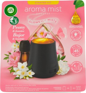 Air Wick Aroma Mist Peony & Jasmine aroma difuzér s náplní + baterie 1 ks