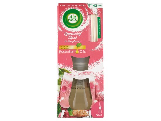 Air Wick Difuzér s tyčinkami, růžový sekt a maliny