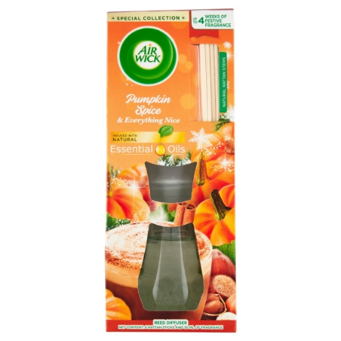 Air Wick Reed Diffuser Pumpkin Spice & Everything Fine aroma difuzér s náplní 30 ml