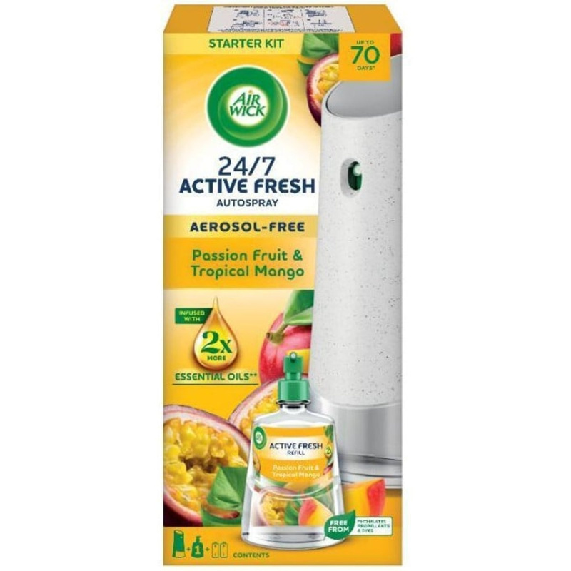 AIRWICK ACT. FRESH DIFUZÉR MARACUJAMANGO 1228 ML VODNÍ BÁZE