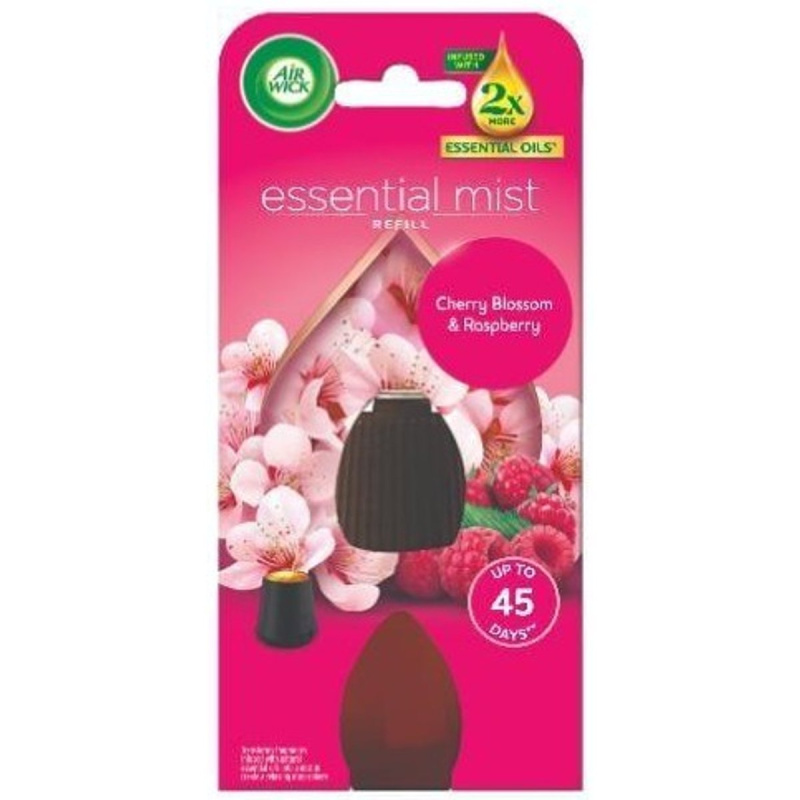Air Wick Essential Mist Cherry Blossom & Raspberry náplň do aroma difuzérů 20 ml