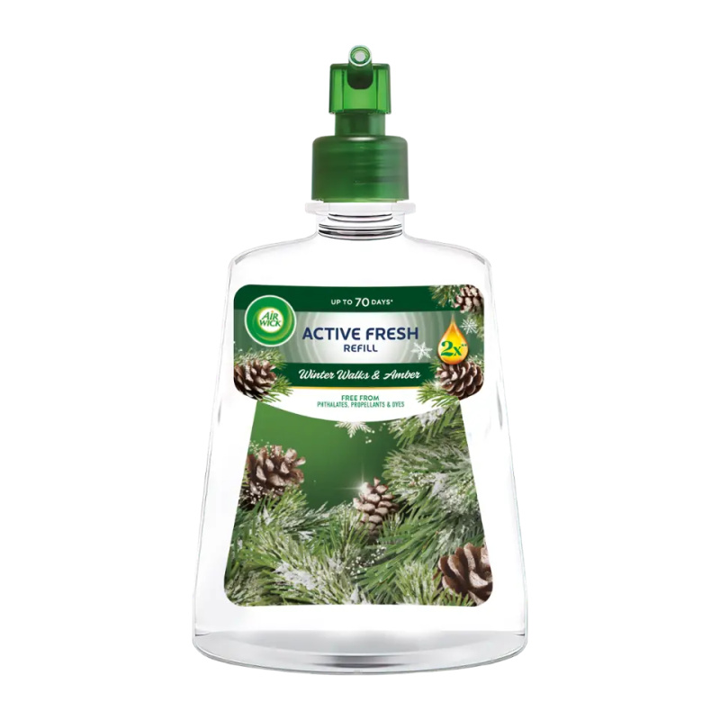Air Wick Náplň do osvěžovače vzduchu Active Fresh Zimní les 228 ml