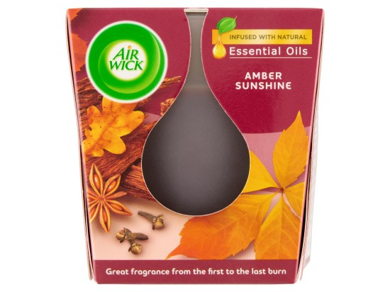 Air Wick svíčka - Jantarové slunce 105 g