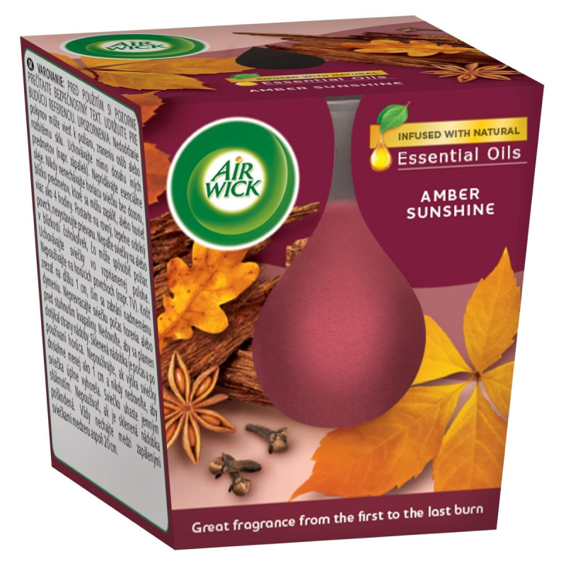 Air Wick svíčka - Jantarové slunce 105 g
