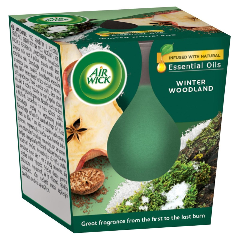Air Wick svíčka - Zimní les 105 g