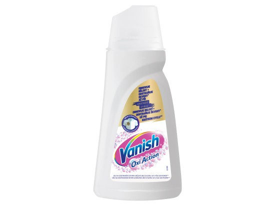 Vanish Oxi Action odstraňovač skvrn na bílém prádle